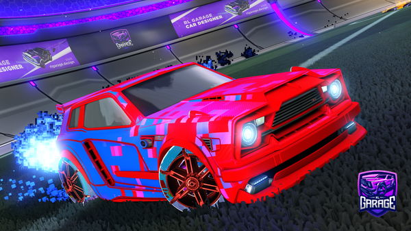 A Rocket League car design from BigQuoty