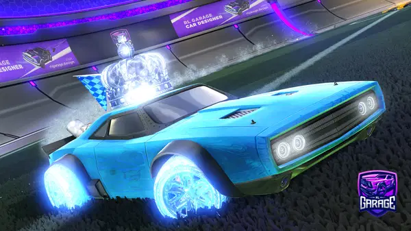 A Rocket League car design from leoshredz