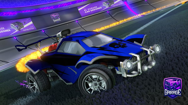 A Rocket League car design from Hey4093