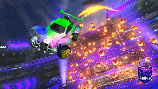 A Rocket League car design from rufust