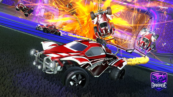 A Rocket League car design from Vincentp07