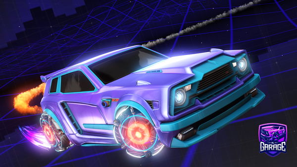 A Rocket League car design from Itsammybby