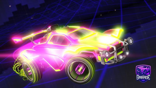 A Rocket League car design from TopTrojan