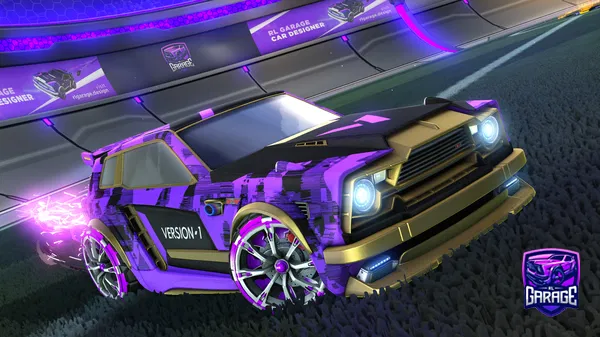 A Rocket League car design from Mauri1415