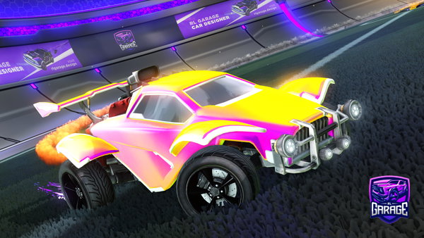 A Rocket League car design from flessy