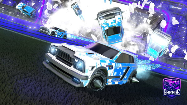 A Rocket League car design from Ttvredneckboy404