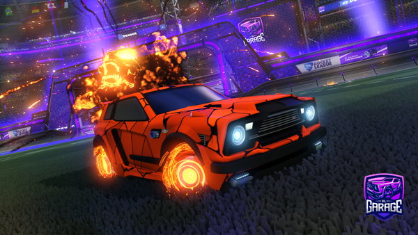 A Rocket League car design from Talhanabeel87