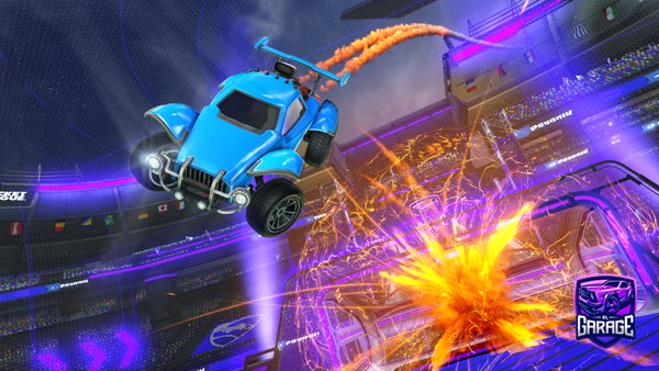 A Rocket League car design from blessGod