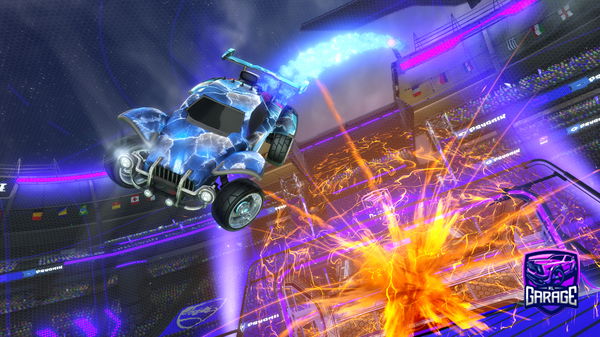 A Rocket League car design from LUKAMAKESTRADES