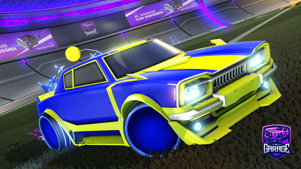 A Rocket League car design from Bzerojr