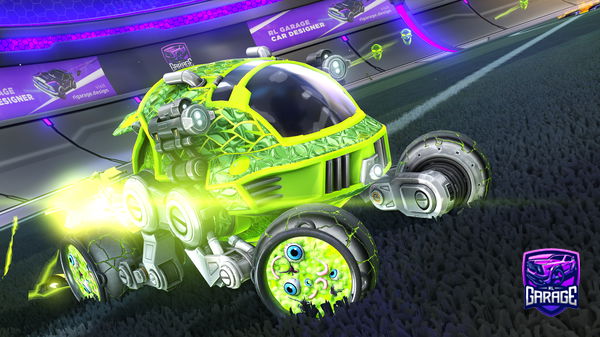 A Rocket League car design from WhaleGabbbbbb