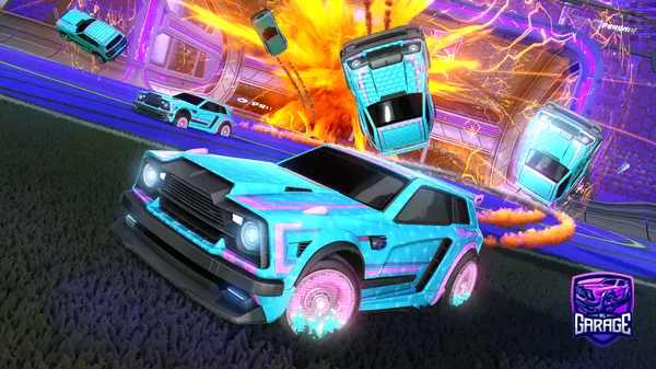 A Rocket League car design from SEXY_ME