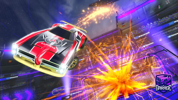 A Rocket League car design from xEMIRUJx