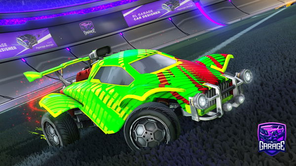 A Rocket League car design from Taycol