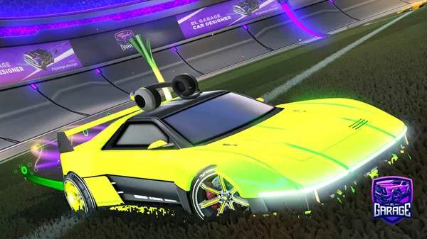 A Rocket League car design from Kohaku00