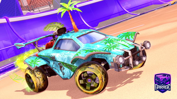 A Rocket League car design from Vinetangler