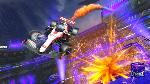 A Rocket League car design from JAYL1VELY