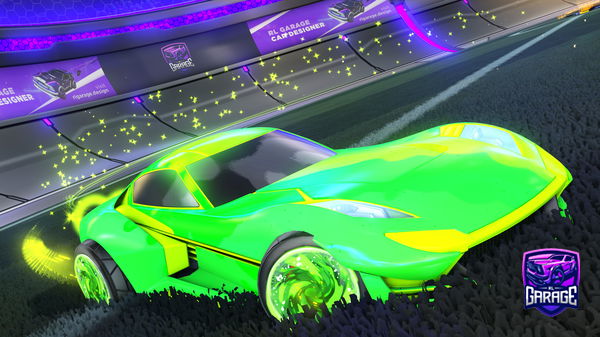A Rocket League car design from Magicalchine783