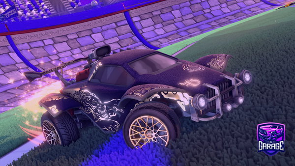 A Rocket League car design from lwhb