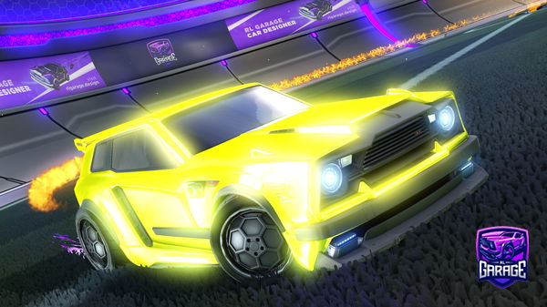 A Rocket League car design from Squrtin