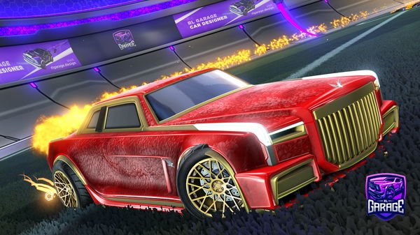 A Rocket League car design from HighOctane101