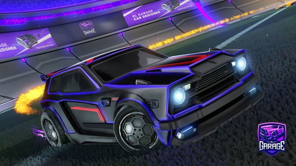 A Rocket League car design from rudinho473