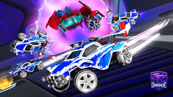 A Rocket League car design from hshw