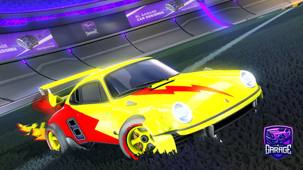 A Rocket League car design from R4TO
