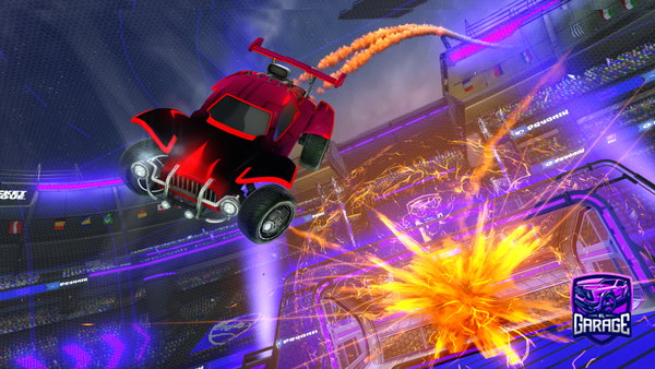 A Rocket League car design from Cmrn1308
