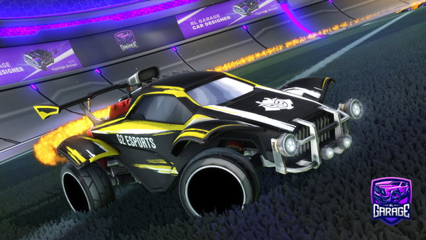 A Rocket League car design from MYST1KALL