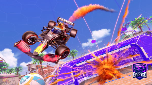 A Rocket League car design from ClippedByArtxc