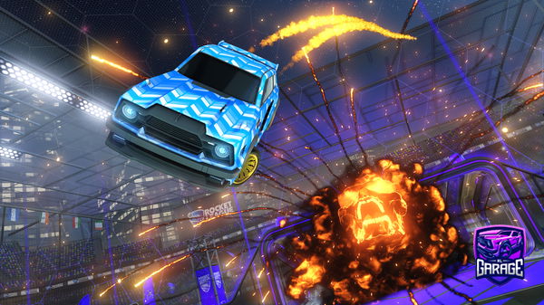 A Rocket League car design from Honxst