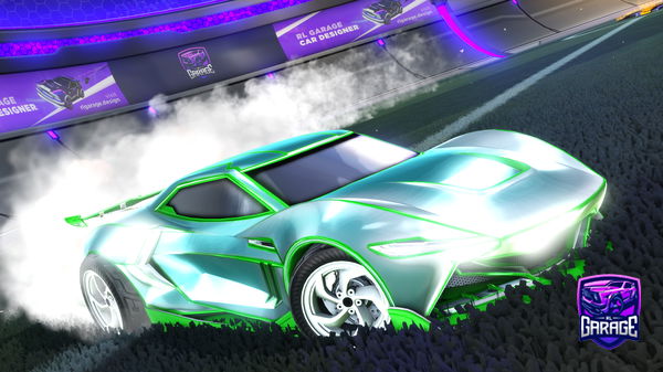 A Rocket League car design from raaloor160
