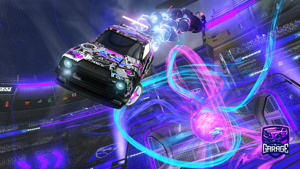 A Rocket League car design from Idkto
