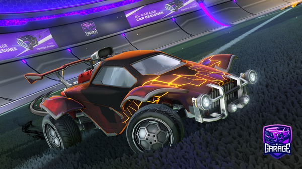 A Rocket League car design from Sprinklez