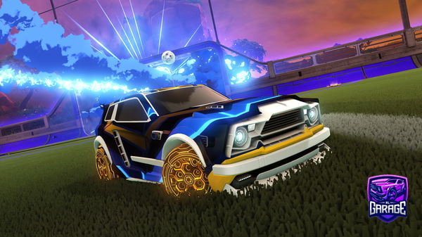 A Rocket League car design from allyroad