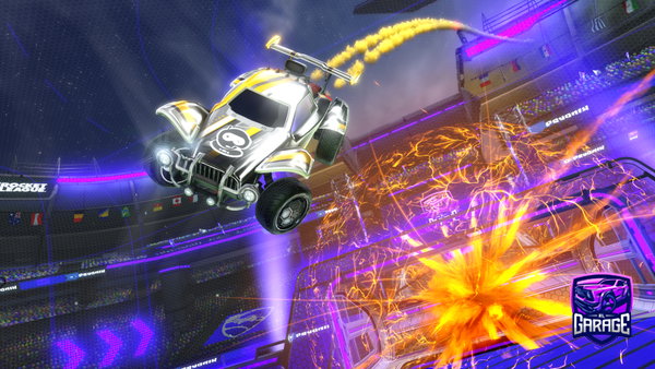 A Rocket League car design from Willgty