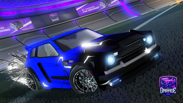 A Rocket League car design from GWsharky28