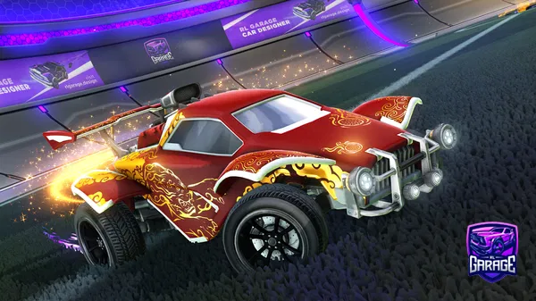 A Rocket League car design from Domisagoat17