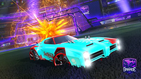 A Rocket League car design from roogwitadoog
