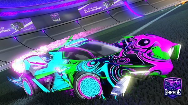 A Rocket League car design from RobotBoi0403