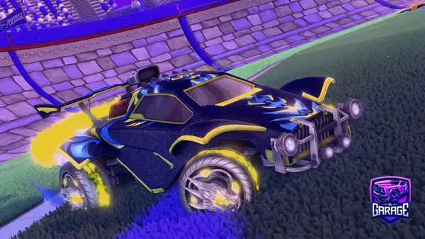 A Rocket League car design from KAOS_Cobra