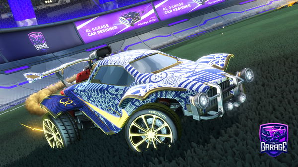 A Rocket League car design from SlimmerClock446