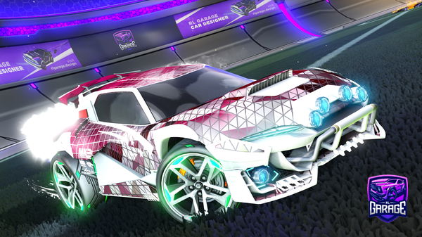 A Rocket League car design from rrtb505050