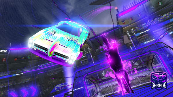 A Rocket League car design from Gangws