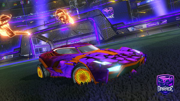 A Rocket League car design from ToxicWaffle39