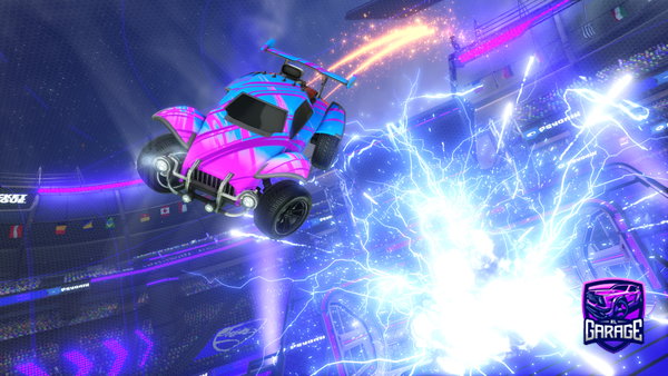 A Rocket League car design from iamahumanbean123