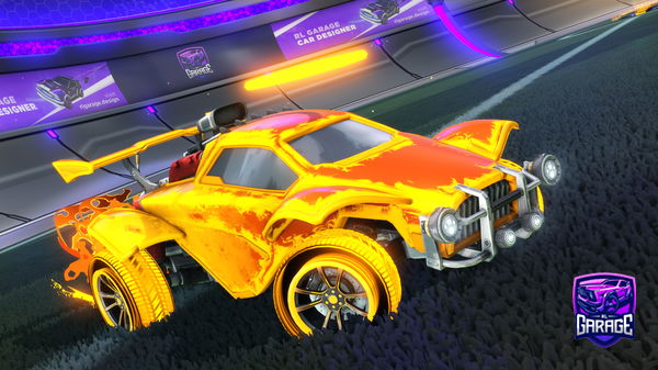 A Rocket League car design from zamu_20