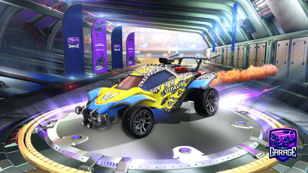 A Rocket League car design from itdxh