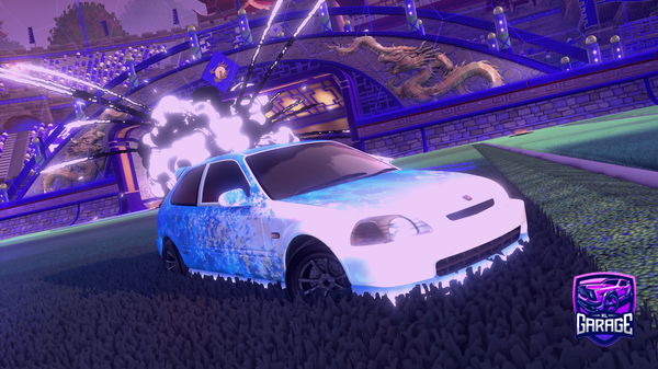 A Rocket League car design from Kinggtemp